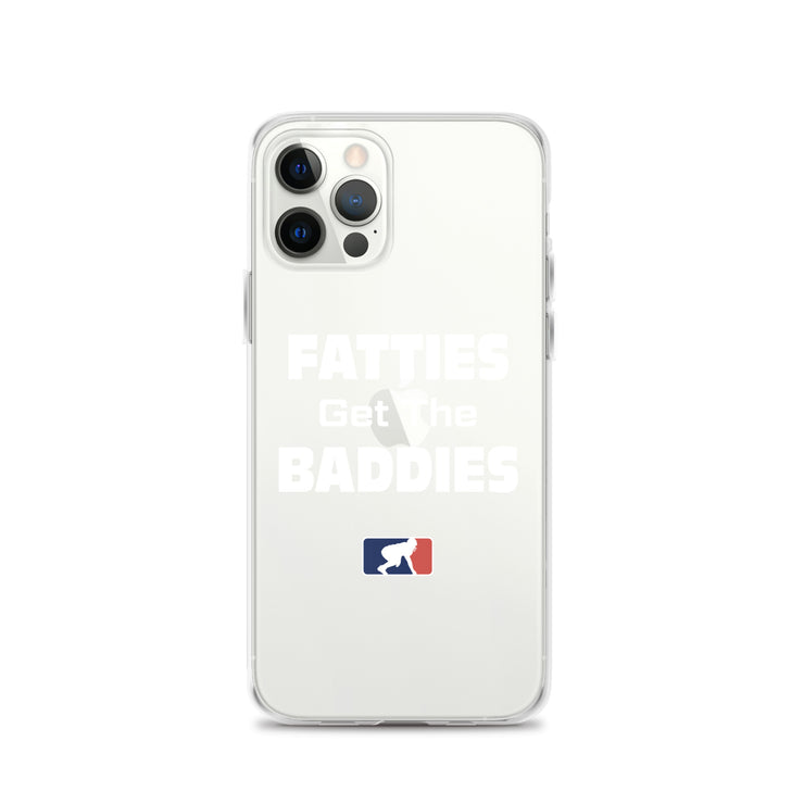 Fatties Get the Baddies - iPhone case (clear)