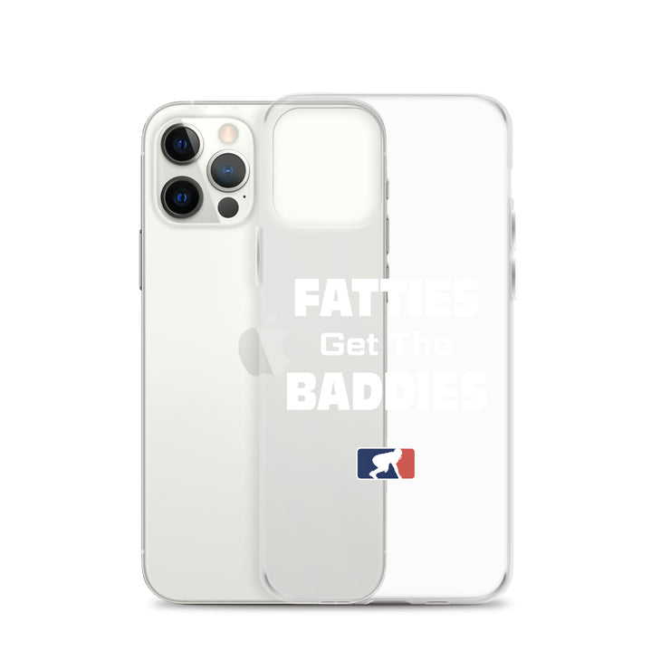 Fatties Get the Baddies - iPhone case (clear)