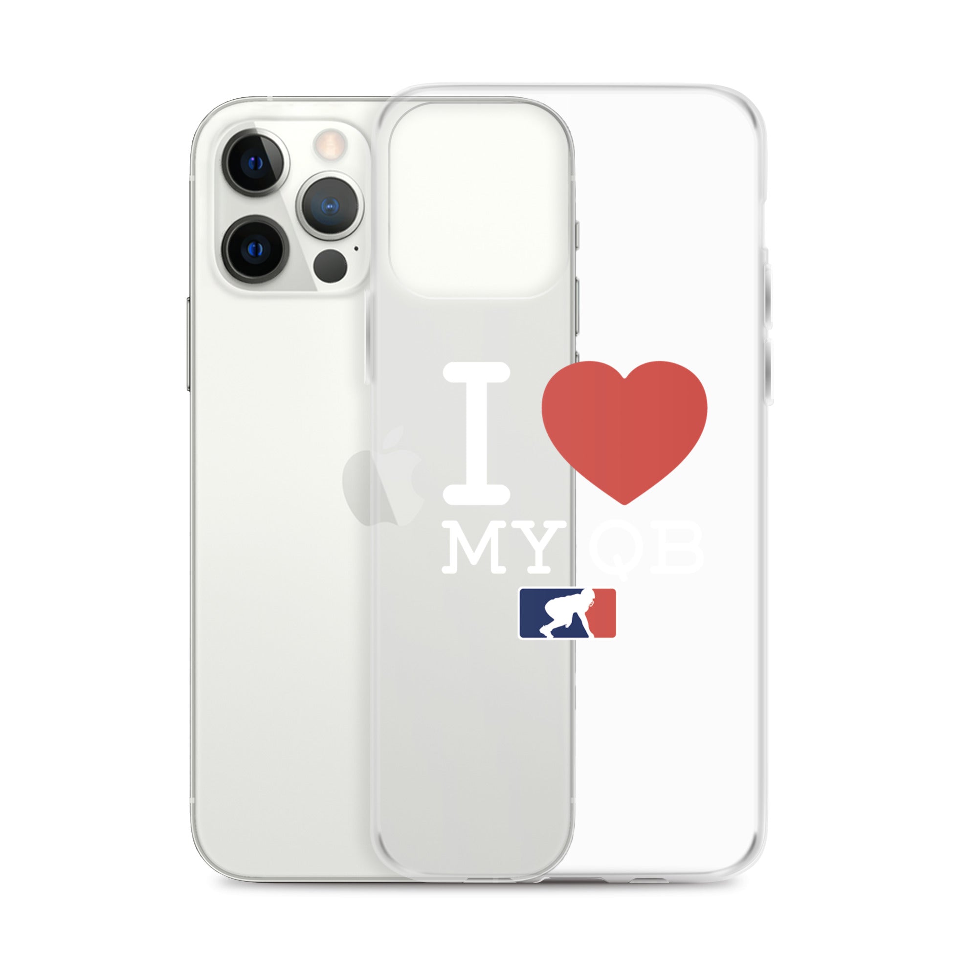 I <3 My QB - iPhone (clear)