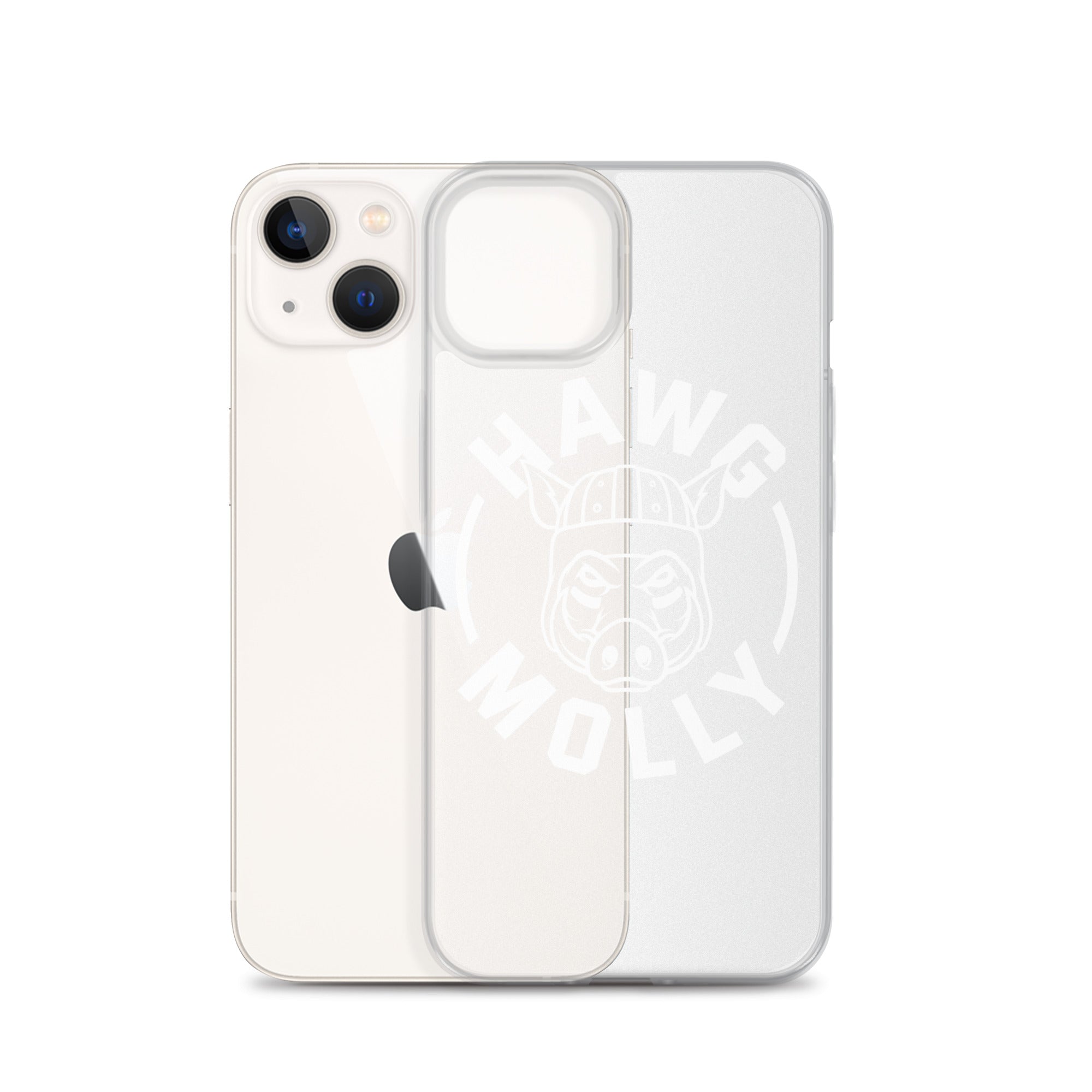 Hawg Molly (white) - iPhone (clear)