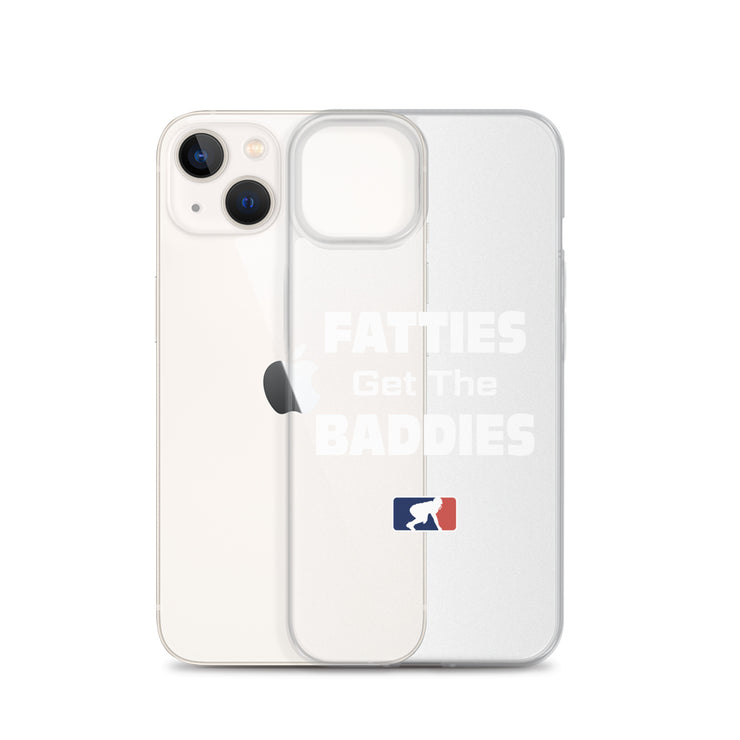 Fatties Get the Baddies - iPhone case (clear)