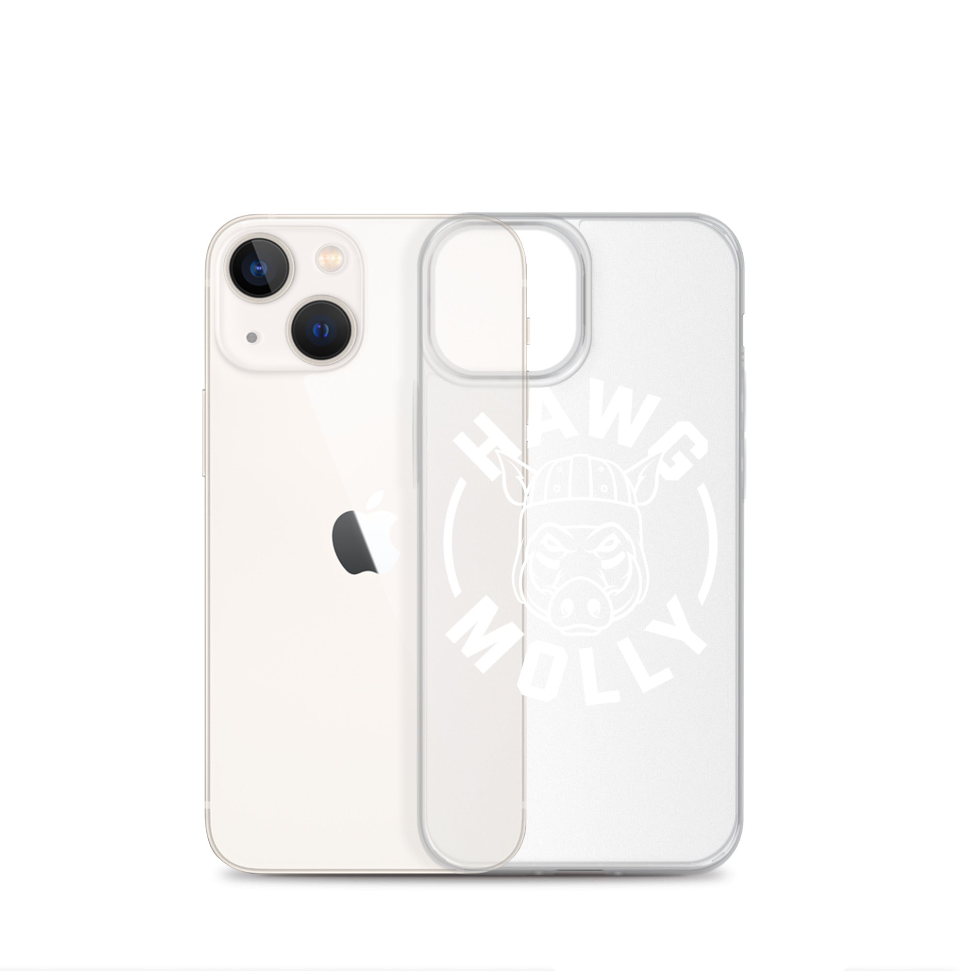 Hawg Molly (white) - iPhone (clear)