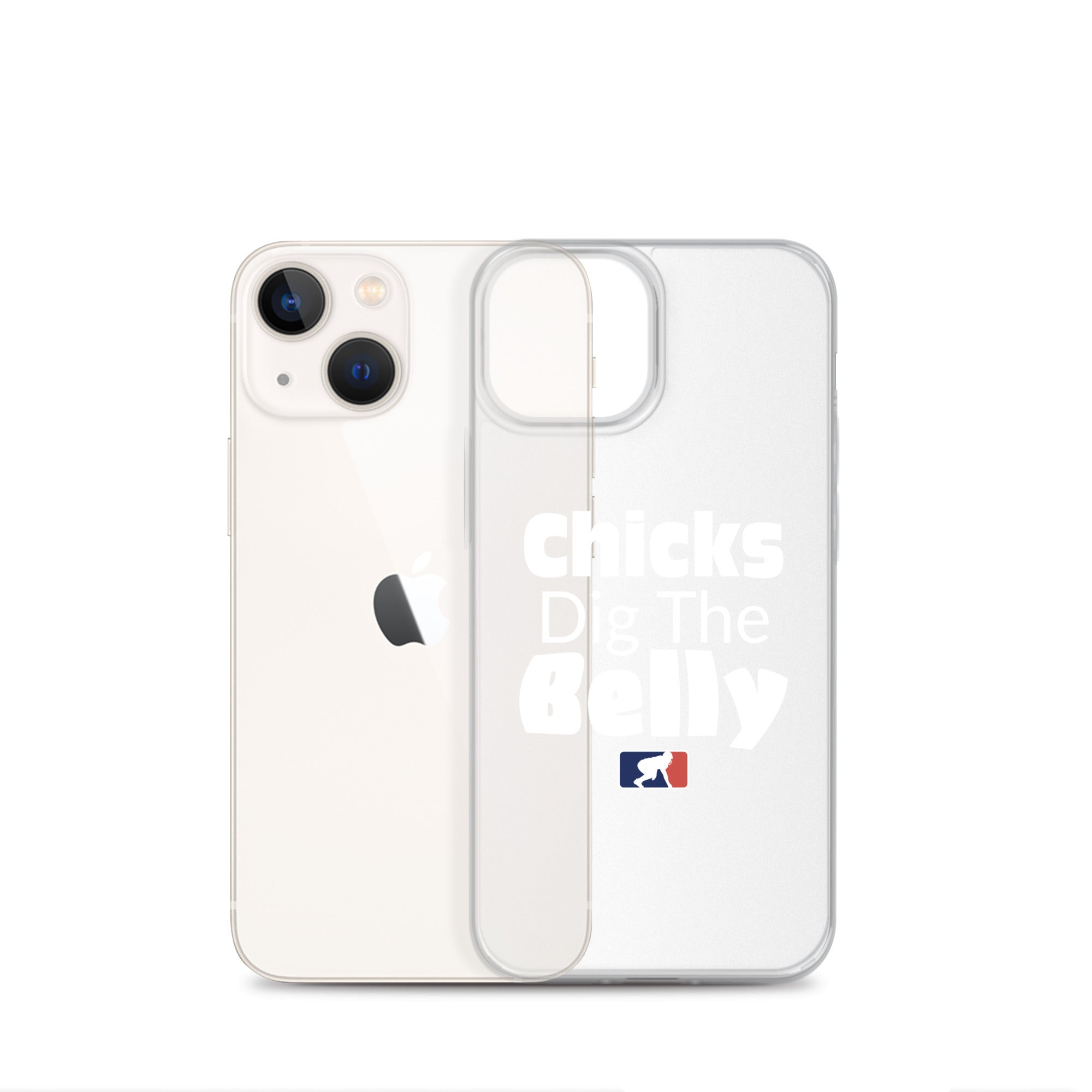 Chicks Dig the Belly - iPhone (clear)