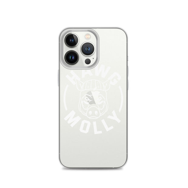 Hawg Molly (white) - iPhone case (clear)