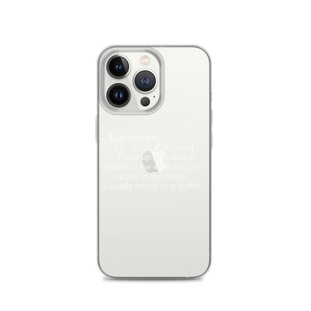 Linemen Definition - iPhone (clear)