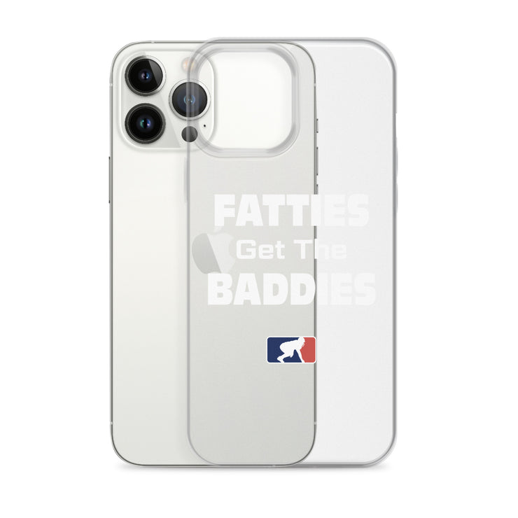 Fatties Get the Baddies - iPhone case (clear)