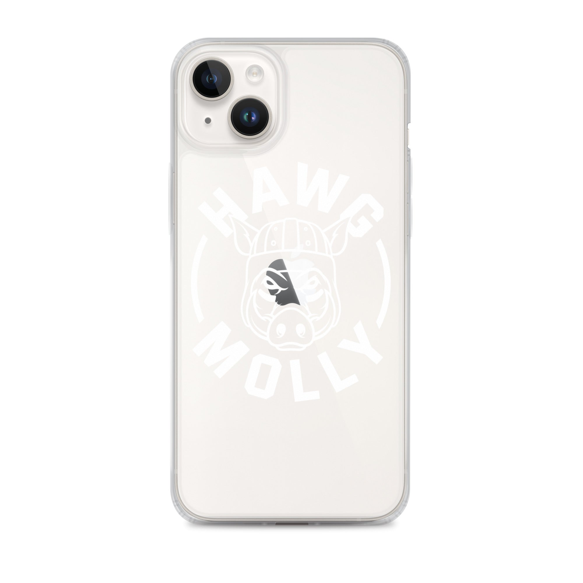 Hawg Molly (white) - iPhone (clear)