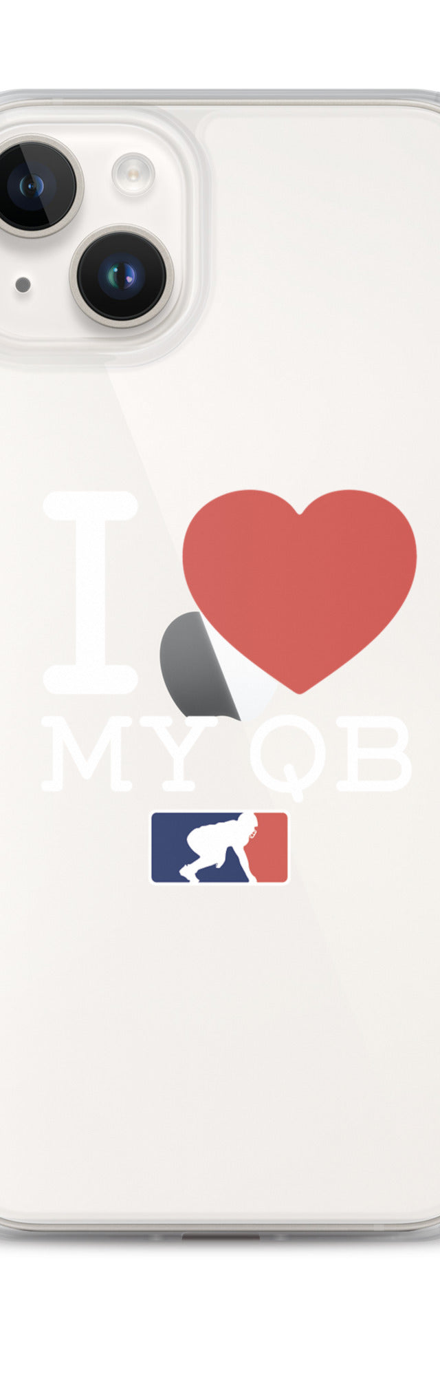 I <3 My QB - iPhone (clear)