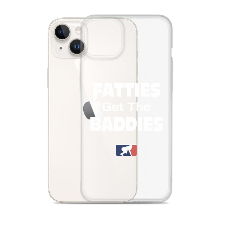 Fatties Get the Baddies - iPhone case (clear)