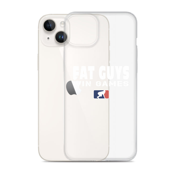 Fat Guys Win Games - iPhone (clear)
