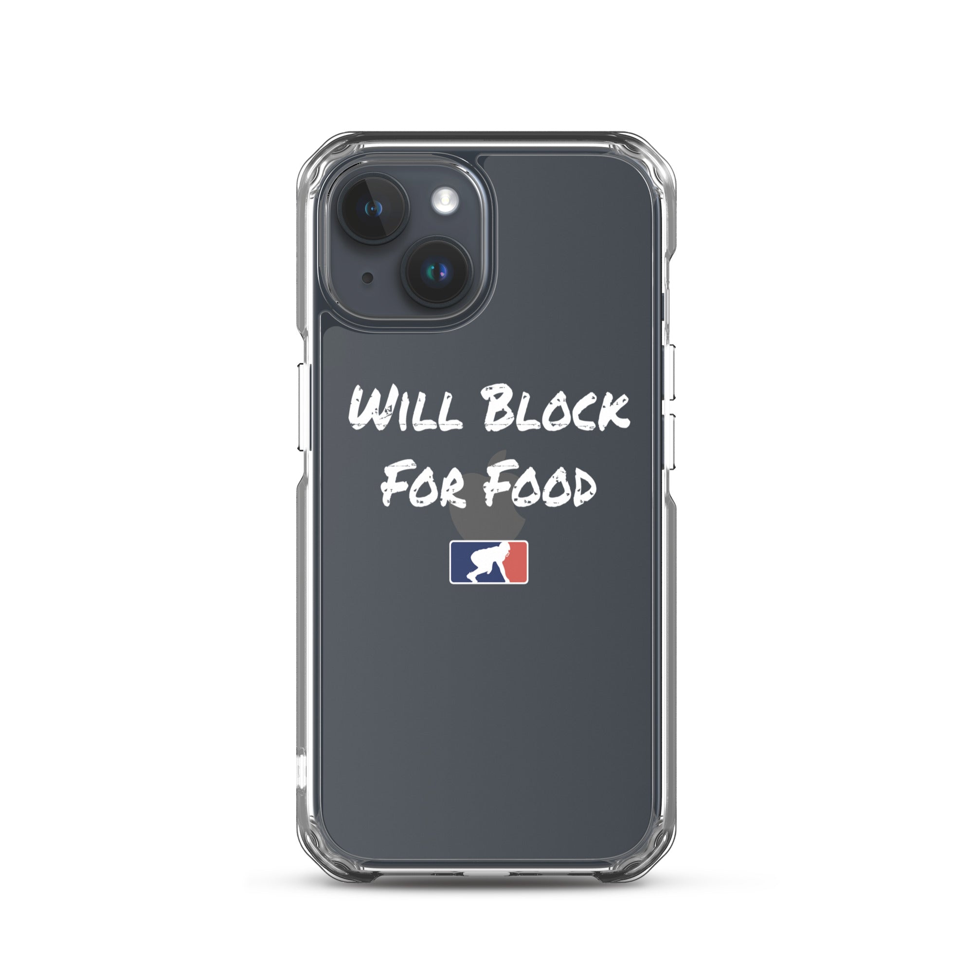 Will Block for Food - iPhone (clear)