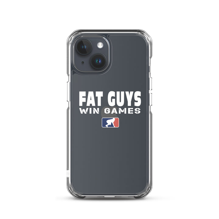 Fat Guys Win Games - iPhone (clear)