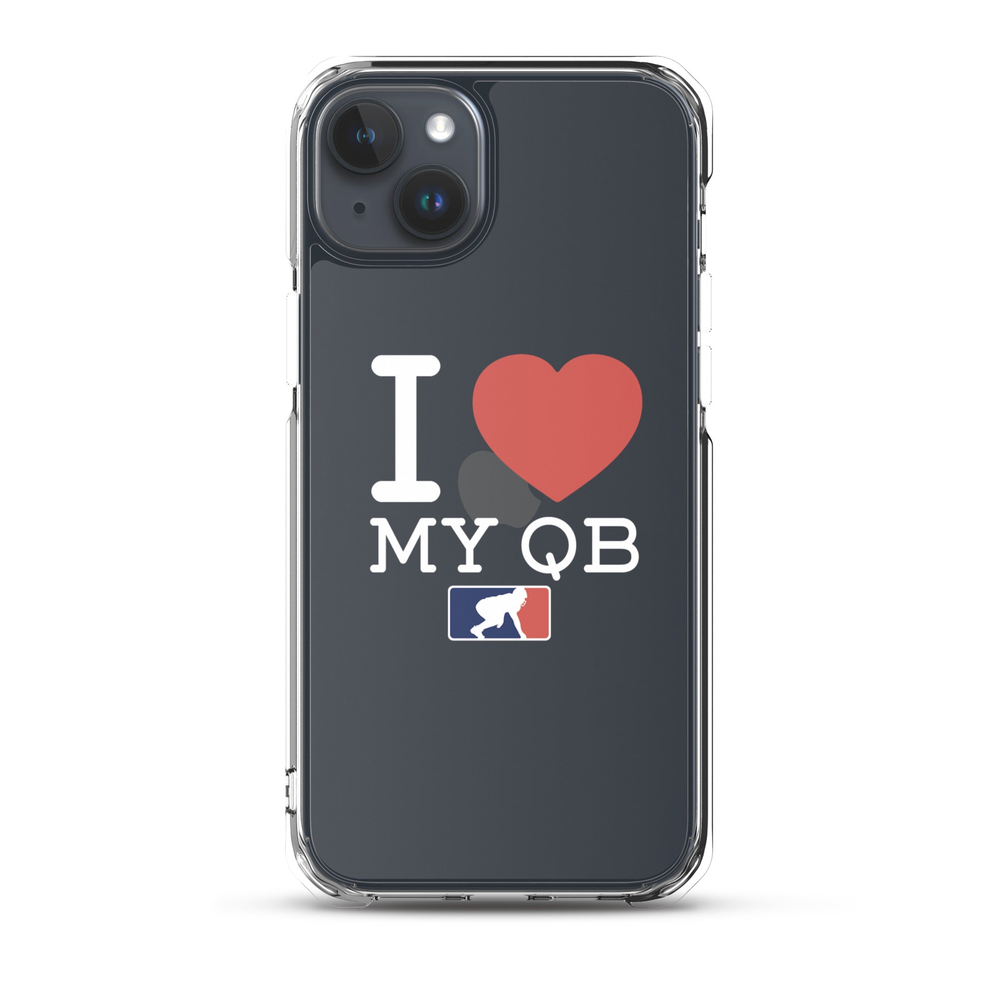 I <3 My QB - iPhone (clear)