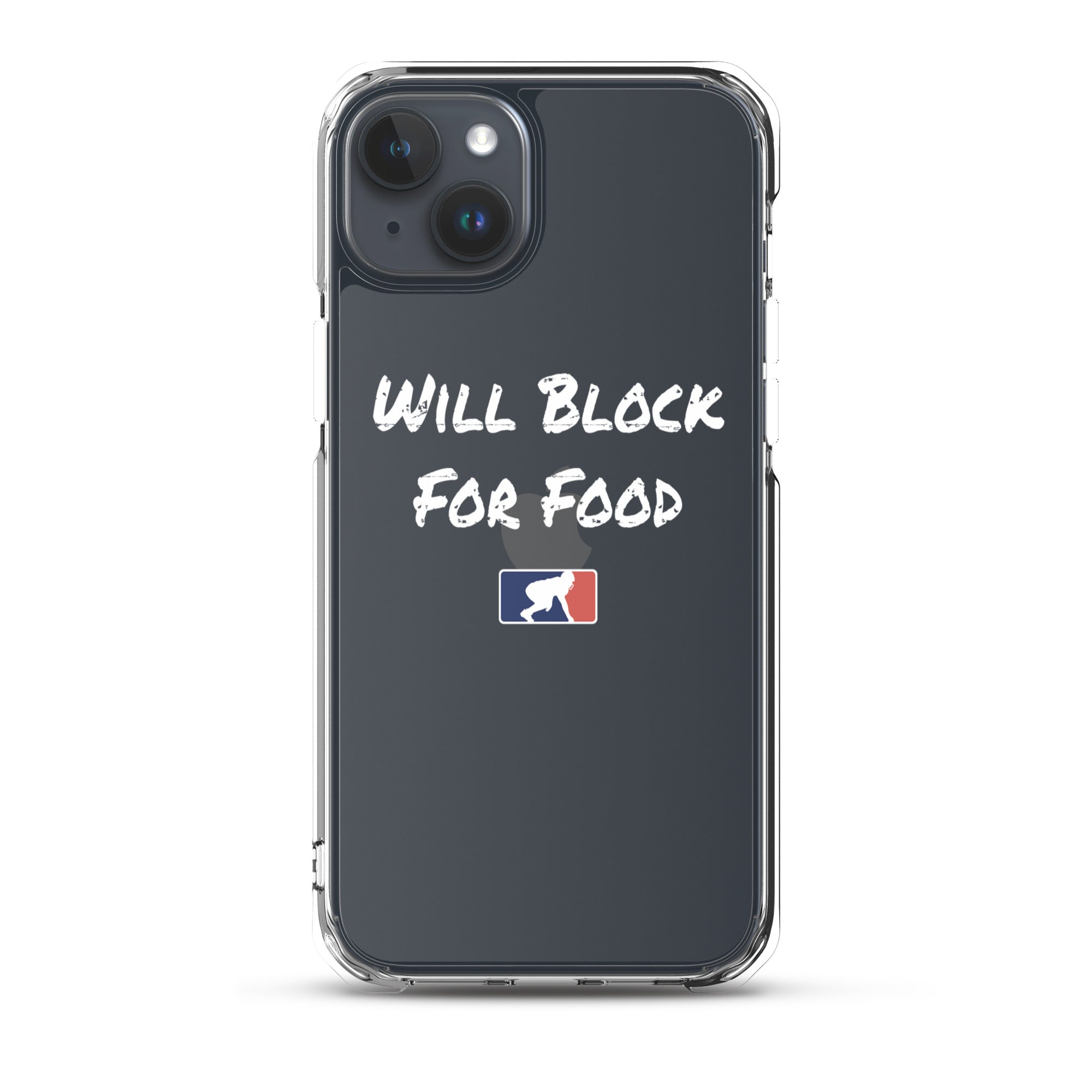 Will Block for Food - iPhone (clear)