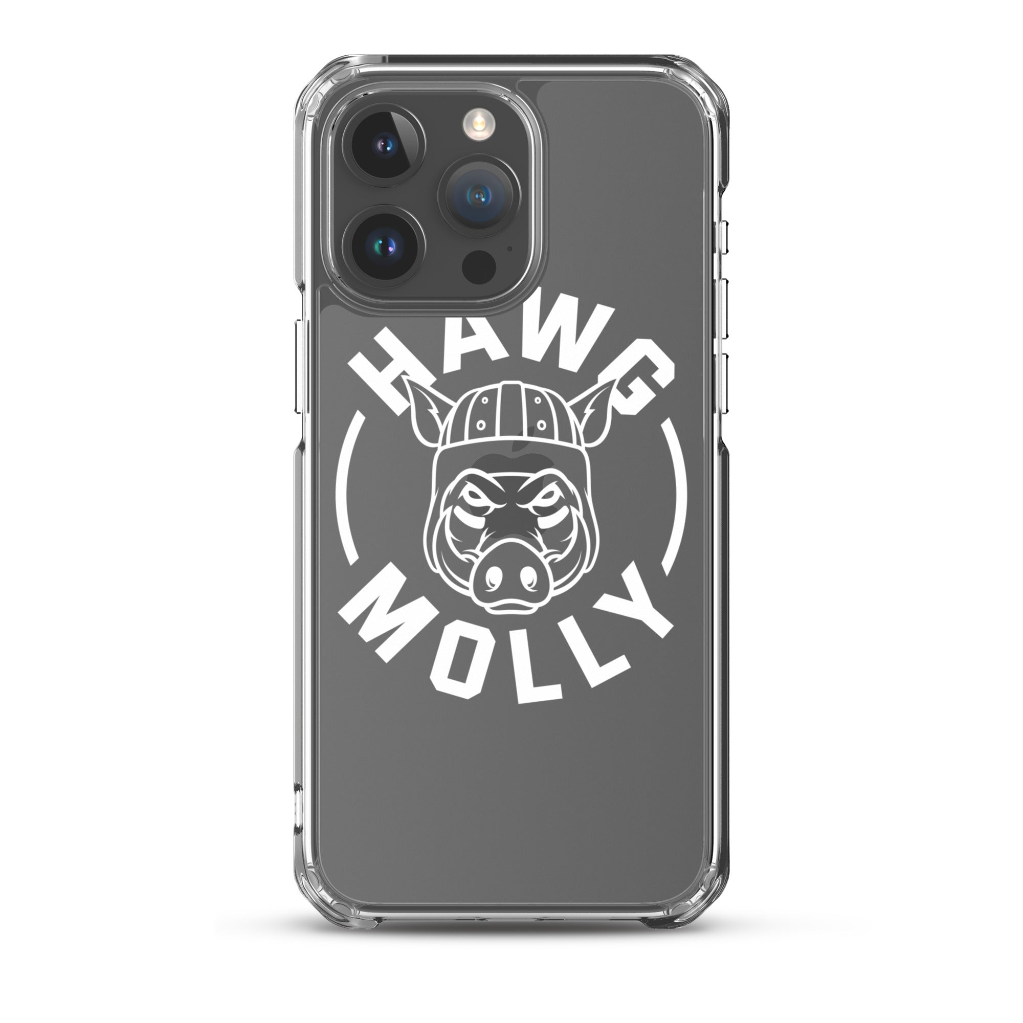 Hawg Molly (white) - iPhone (clear)