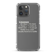 Linemen Definition - iPhone (clear)
