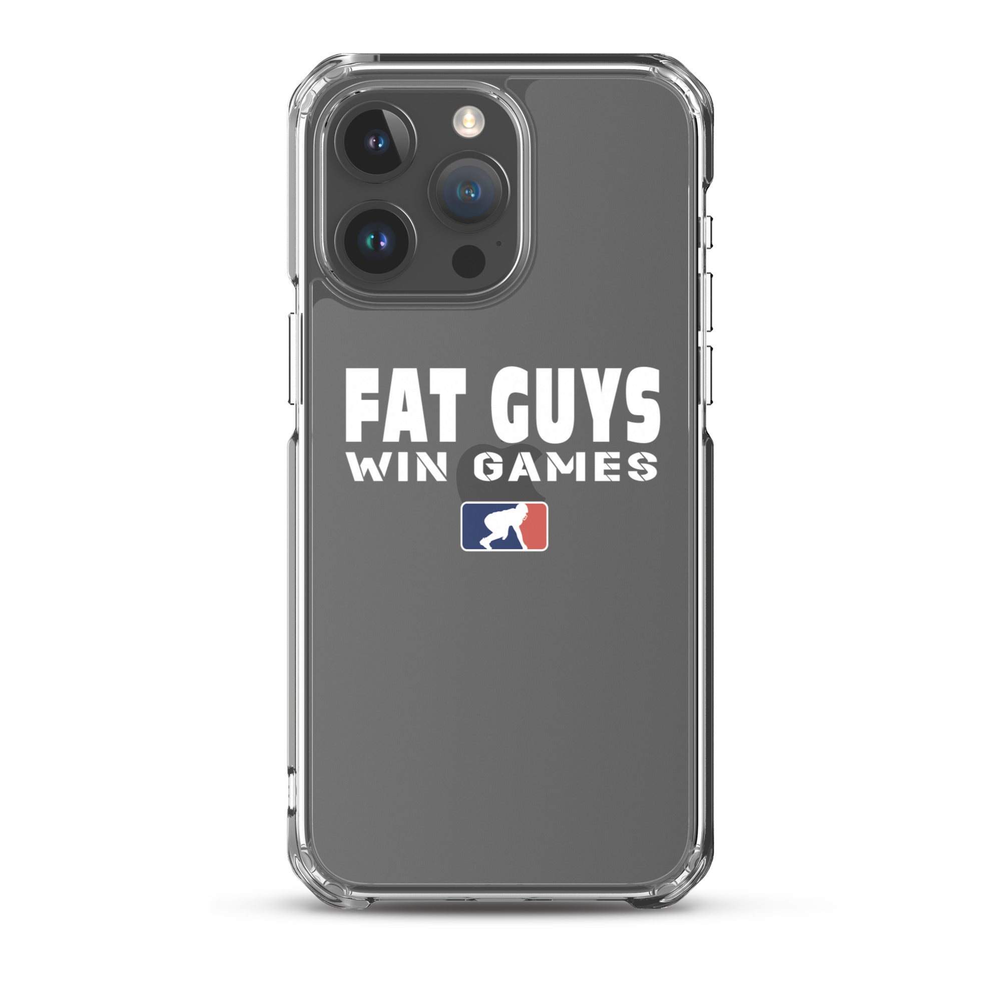 Fat Guys Win Games - iPhone (clear)