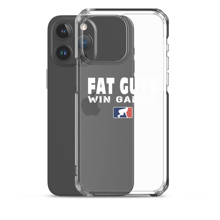 Fat Guys Win Games - iPhone (clear)