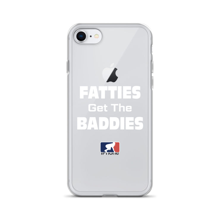 Fatties Get the Baddies - iPhone case (clear)
