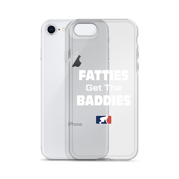 Fatties Get the Baddies - iPhone case (clear)