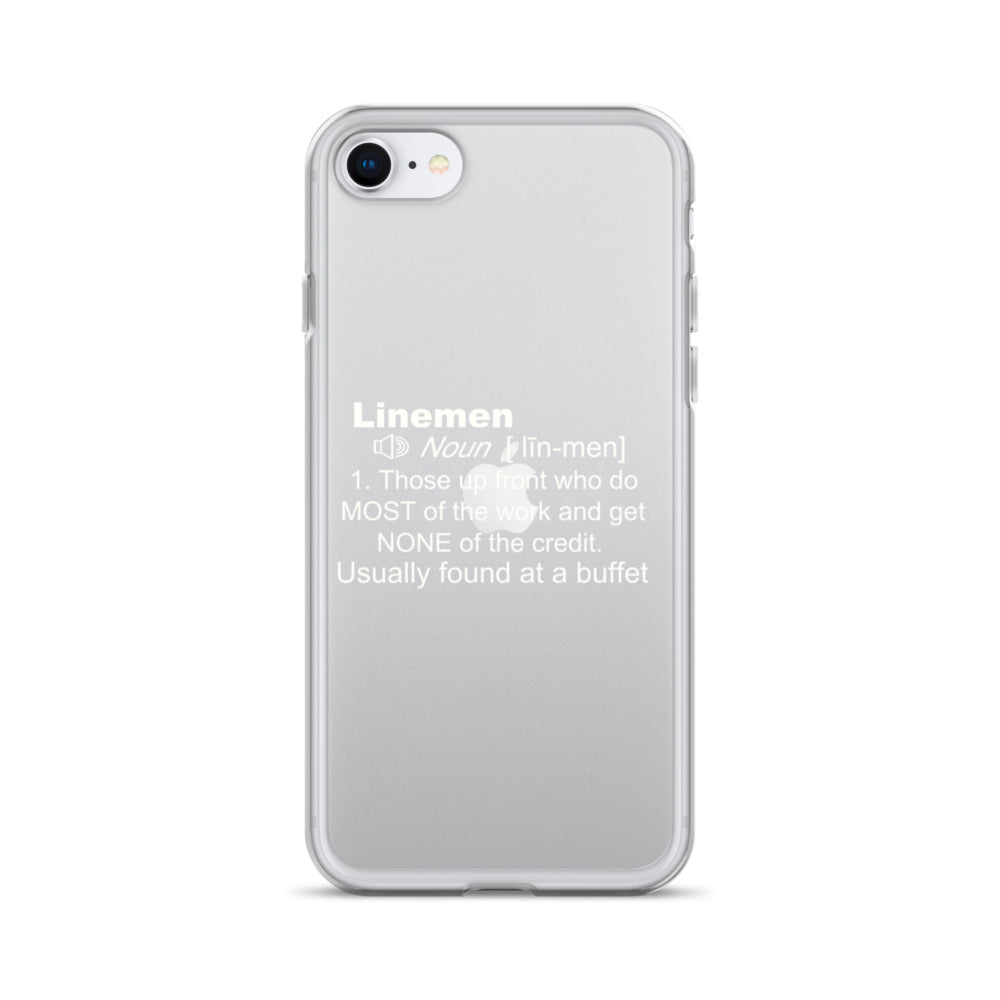 Linemen Definition - iPhone (clear)