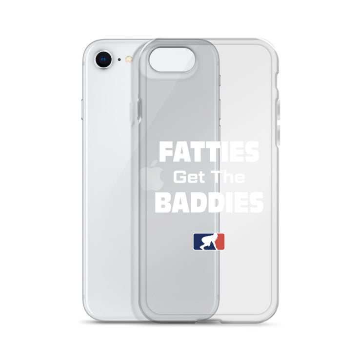 Fatties Get the Baddies - iPhone case (clear)