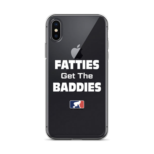 Fatties Get the Baddies - iPhone case (clear)