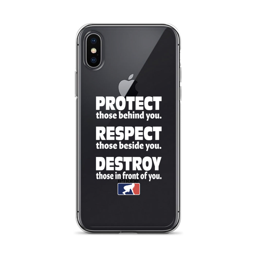 Protect Respect Destroy - iPhone (clear)