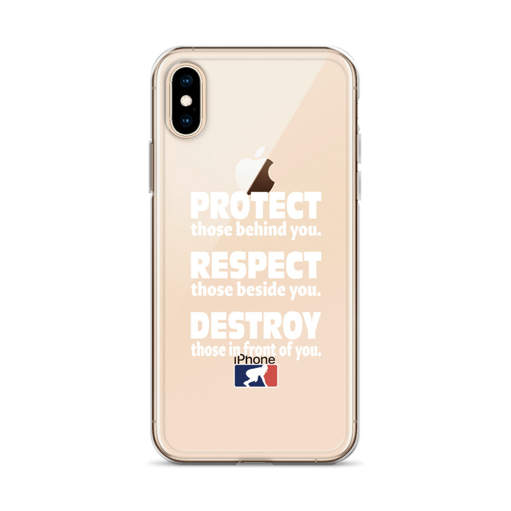 Protect Respect Destroy - iPhone (clear)