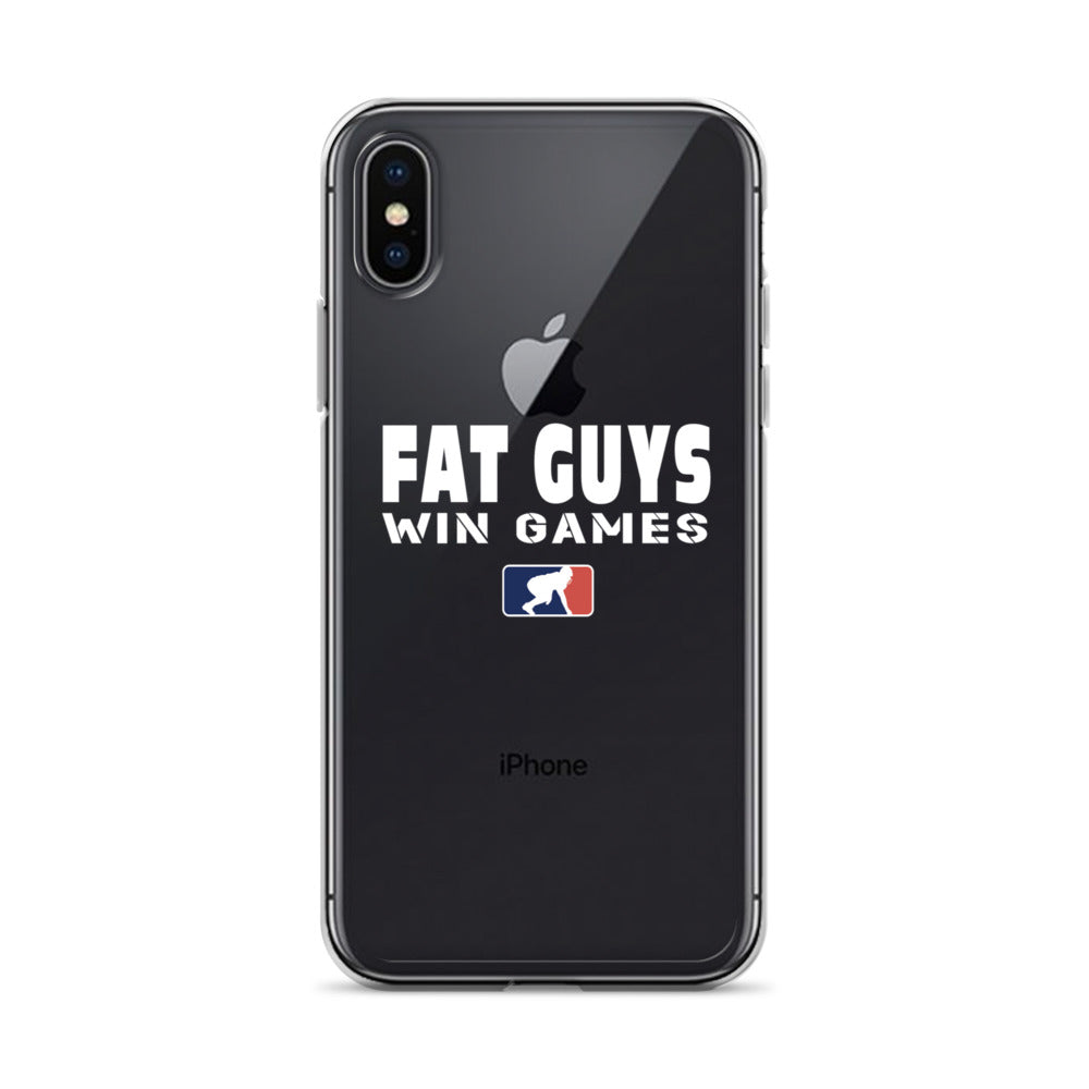 Fat Guys Win Games - iPhone (clear)