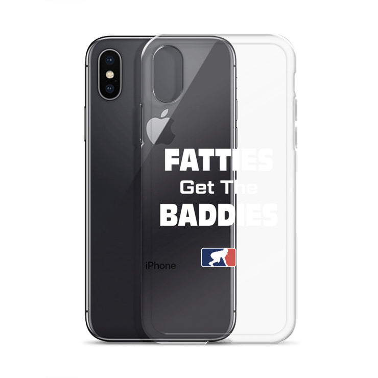 Fatties Get the Baddies - iPhone case (clear)