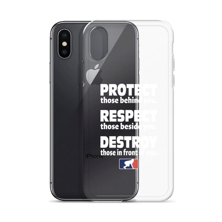 Protect Respect Destroy - iPhone (clear)