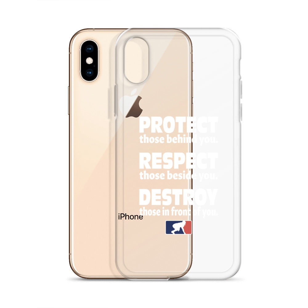 Protect Respect Destroy - iPhone (clear)