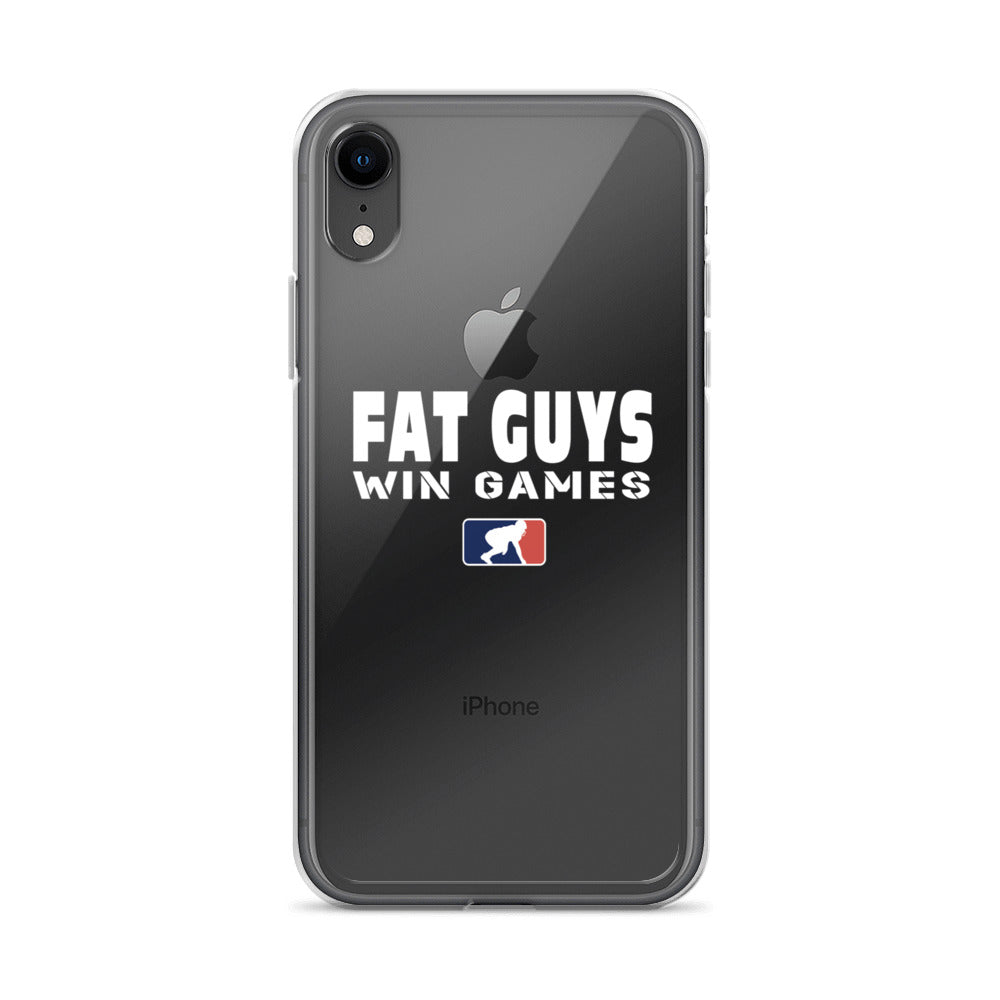 Fat Guys Win Games - iPhone (clear)