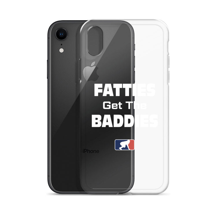 Fatties Get the Baddies - iPhone case (clear)