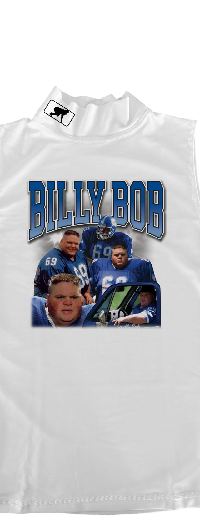 BILLY BOB - Mock Neck Sleeveless Compression Top