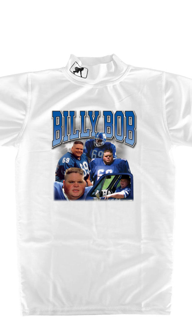 BILLY BOB - Mock Neck Short Sleeve Compression Top