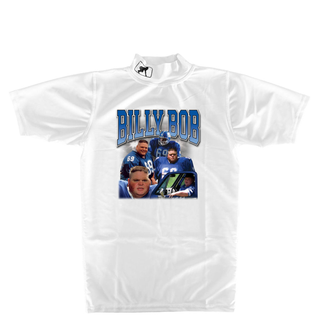 BILLY BOB - Mock Neck Short Sleeve Compression Top