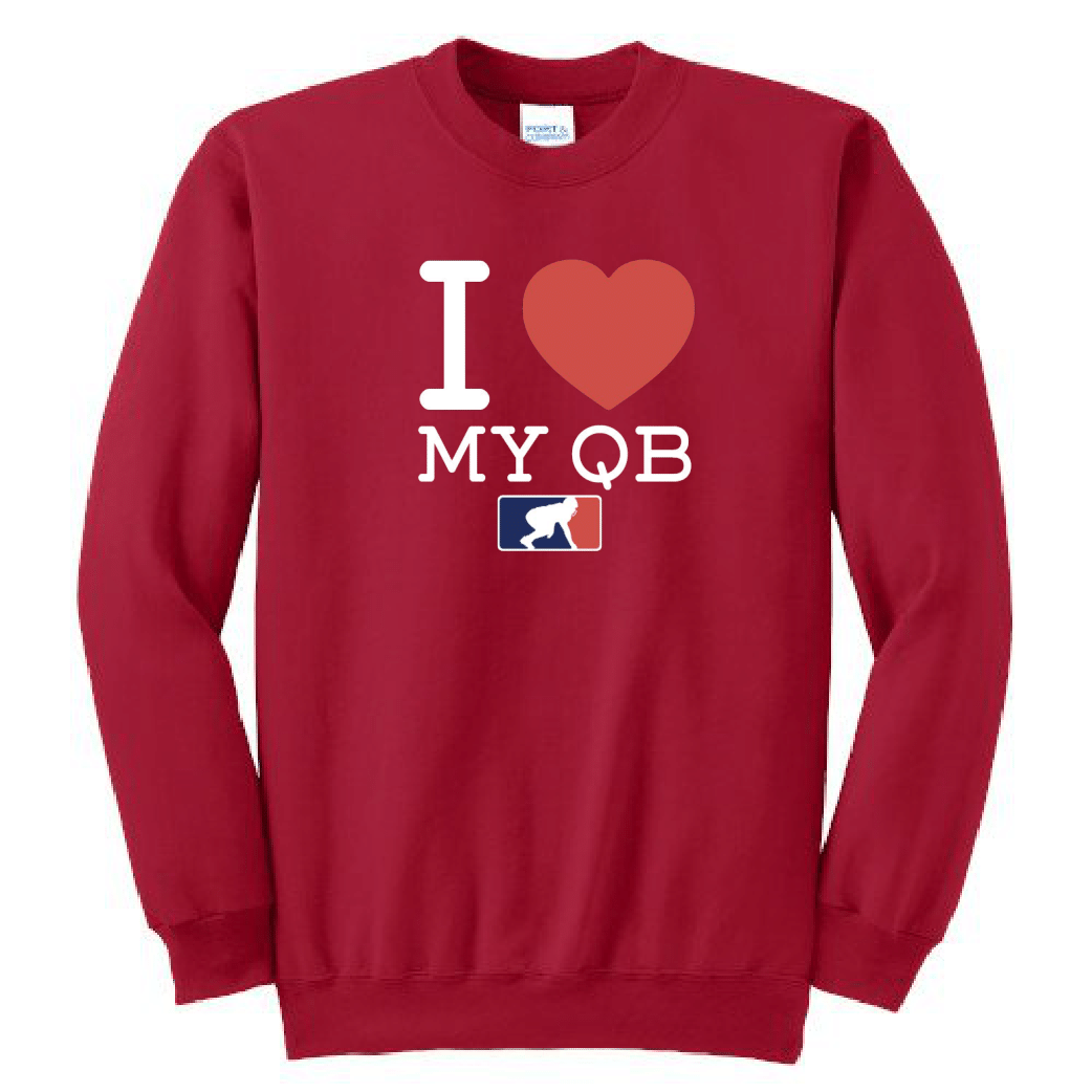 I <3 MY QB - Crewneck