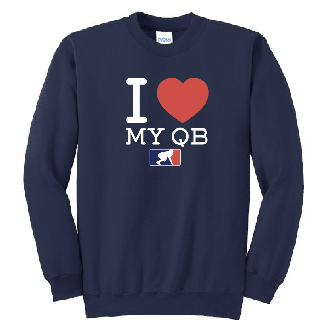 I <3 MY QB - Crewneck