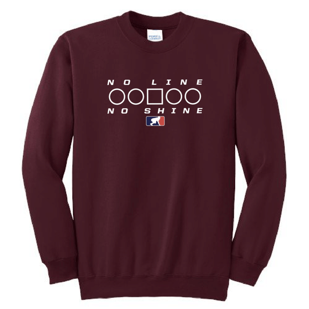 NO LINE NO SHINE TOO - Crewneck