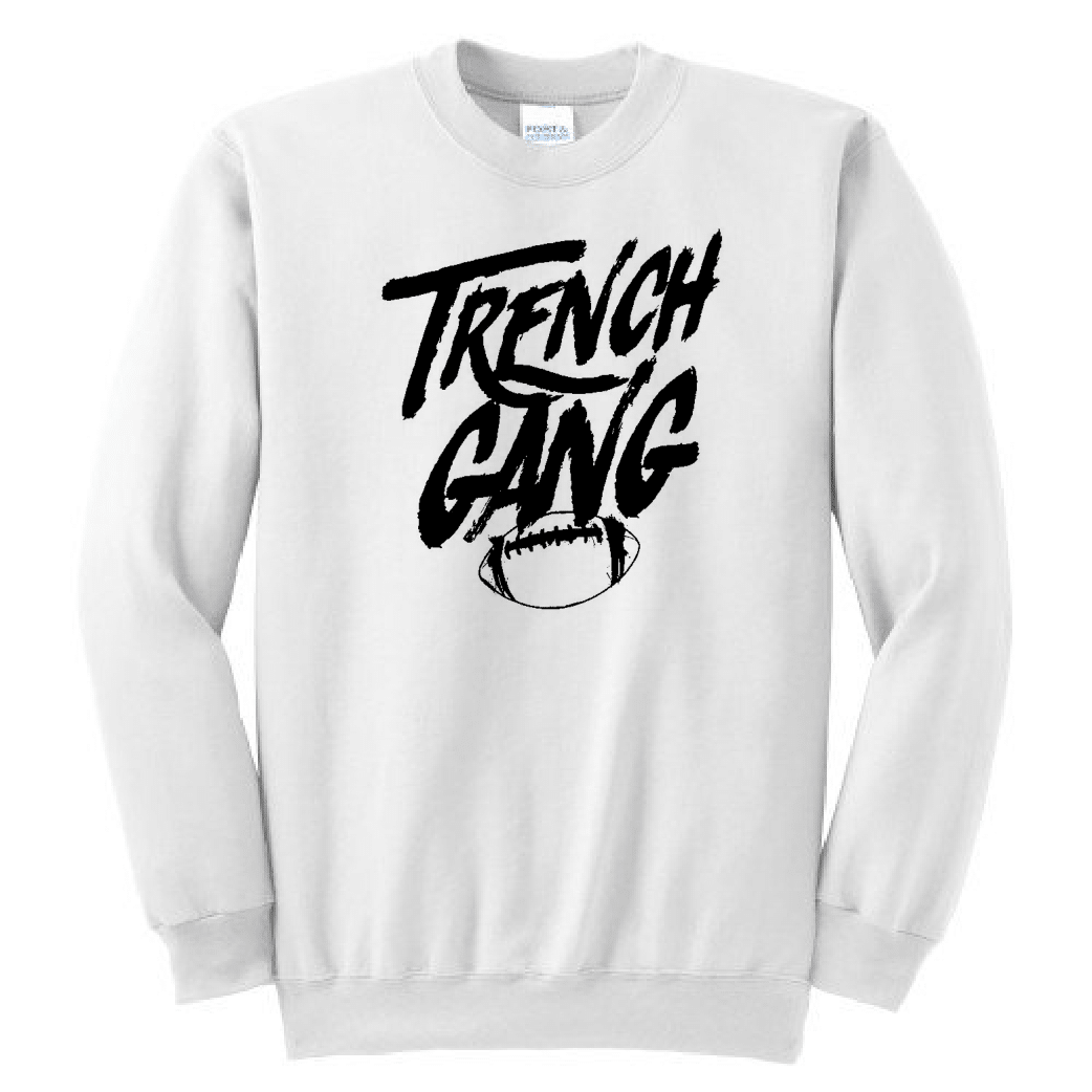 TRENCH GANG (Black) - Crewneck