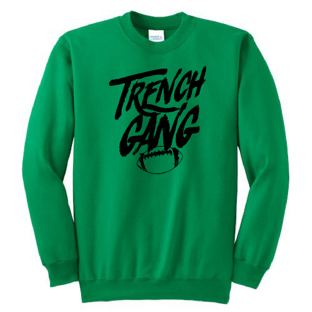 TRENCH GANG (Black) - Crewneck