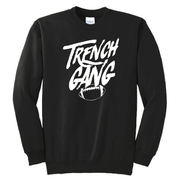 TRENCH GANG (White) - Crewneck