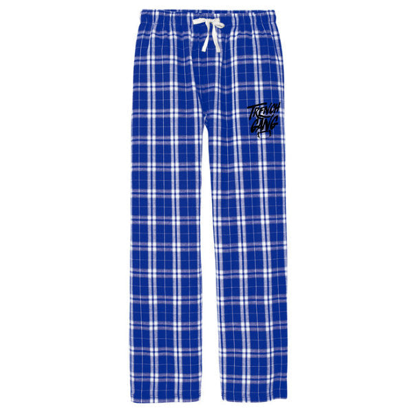 TRENCH GANG (Black) - Flannel Plaid Pant