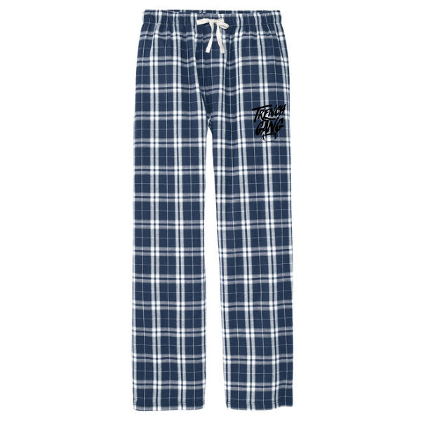 TRENCH GANG (Black) - Flannel Plaid Pant