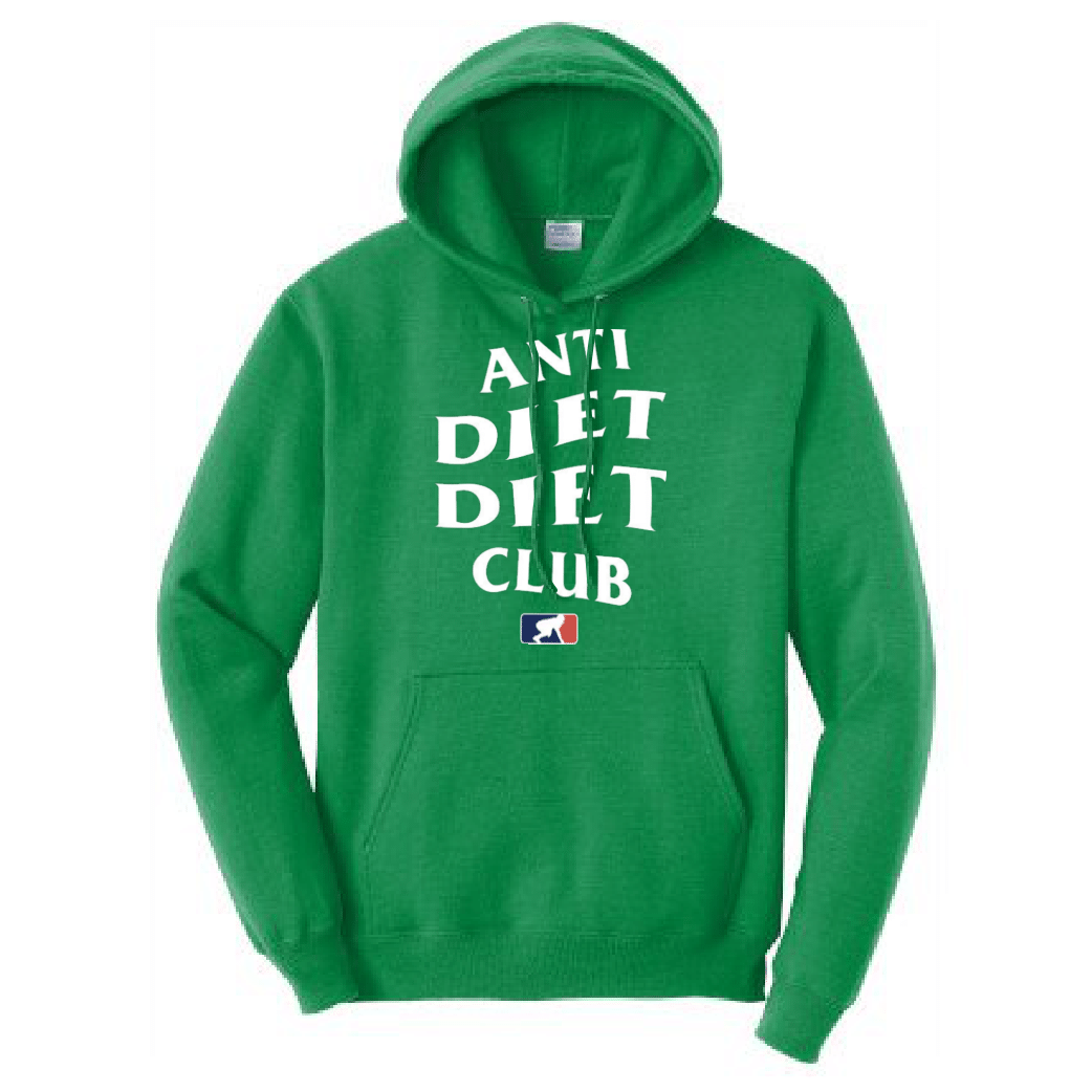 Anti diet fashion diet club hoodie