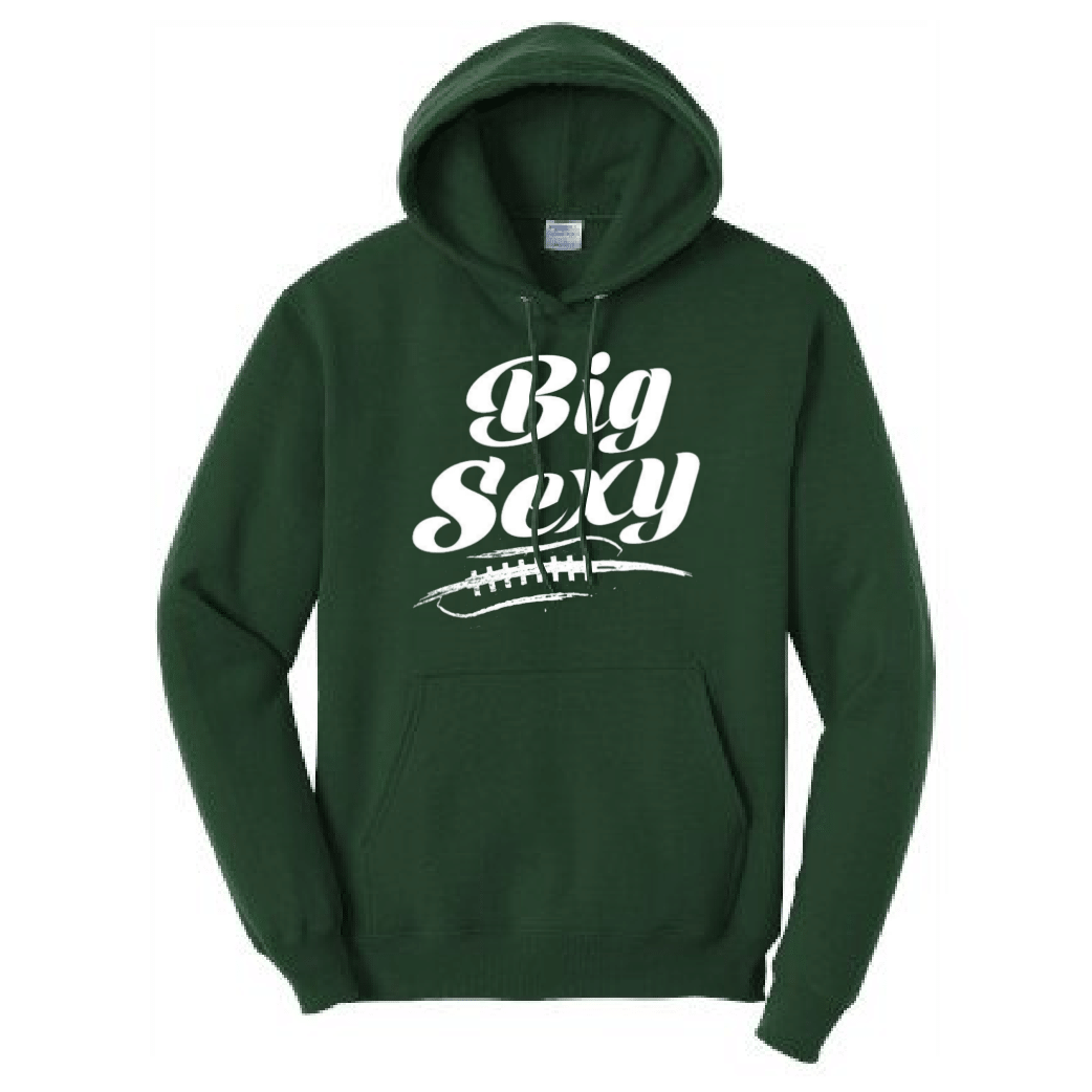 BIG SEXY (White) (A) - Youth Hoodie