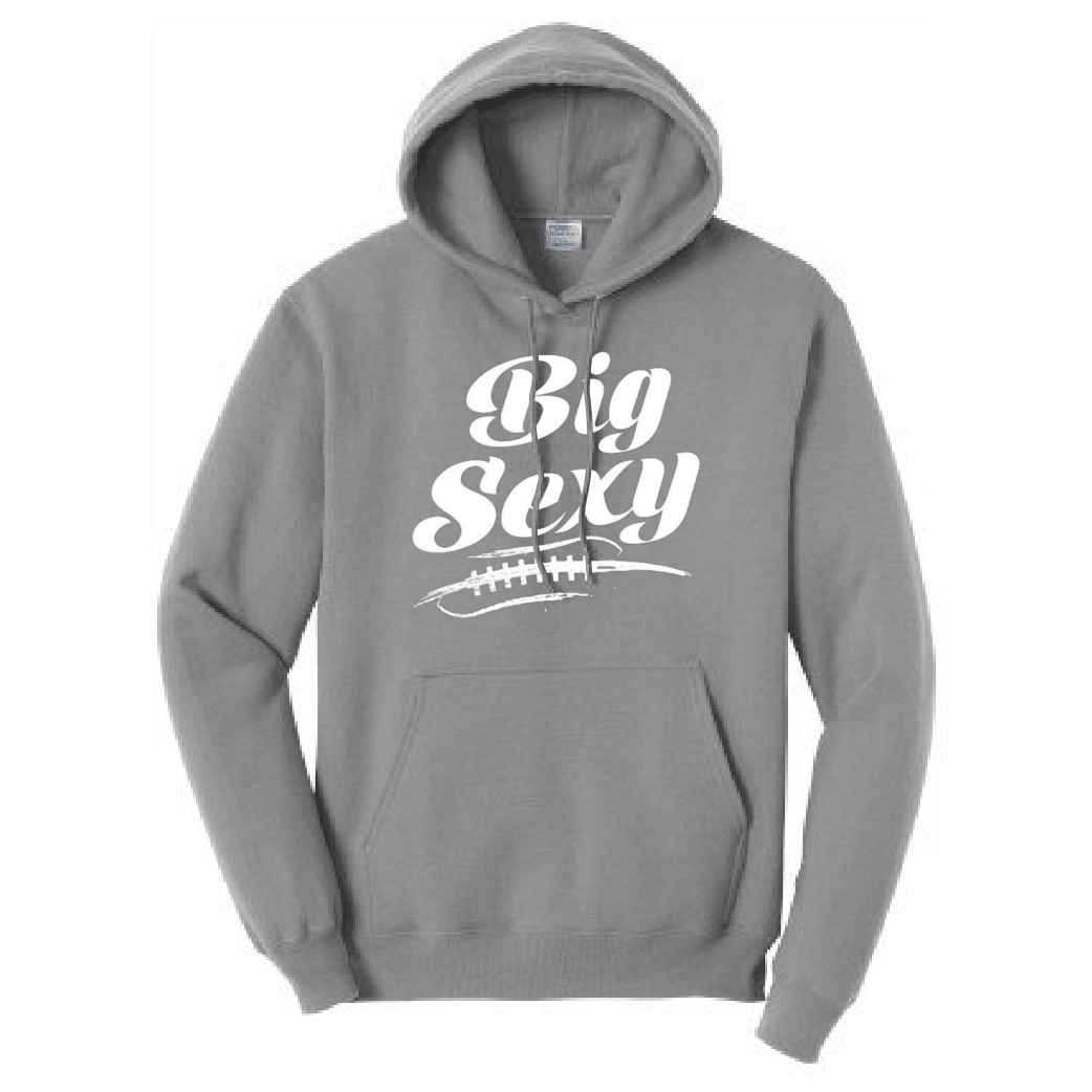 BIG SEXY (White) (A) - Youth Hoodie