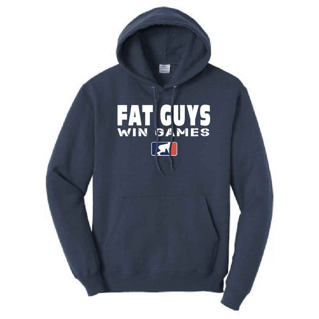 FAT GUYS WIN GAMES - Tall Hoodie
